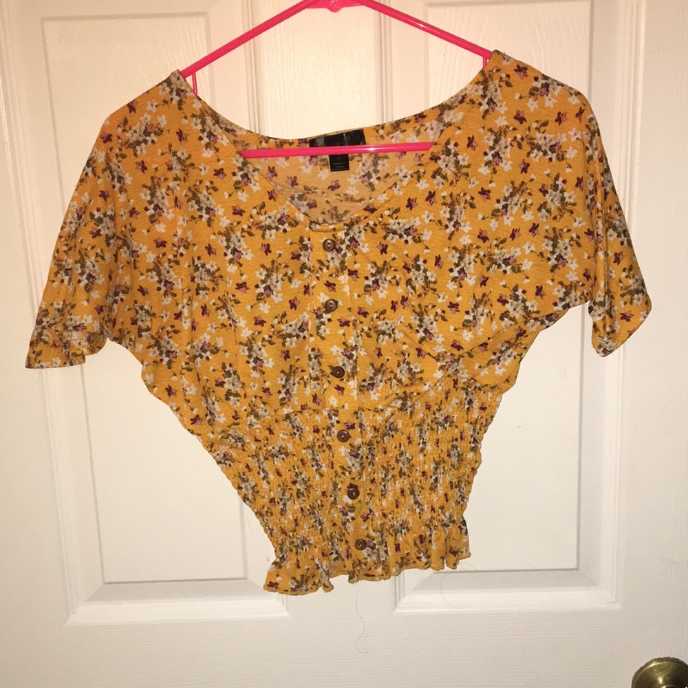 Floral crop top